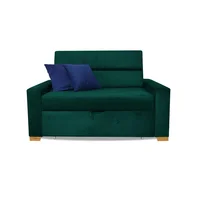 Sofacama Multifuncional Aubry 150x94 cm Verde