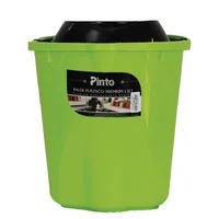 Balde Plástico 12 L + Exprimidor Prem Verde Set X 6 Unidades