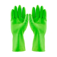 Par de Guantes Antideslizables Calibre 18 Talla m 8 Verde Set X 12 Unidades