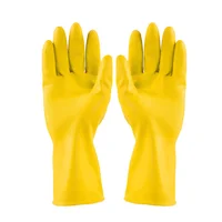 Par de Guantes Antideslizables Calibre 18 Talla L 9 Amarillo Set X 12 Unidades