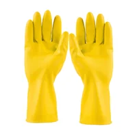 Par de Guantes Antideslizables Calibre 18 Talla S 71/2 Amarillo Set X 12 Unidades