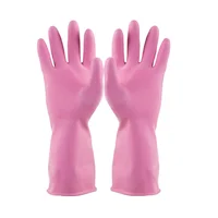Par de Guantes Antideslizables Calibre 18 Talla S 71/2 Rosado Set X 12 Unidades