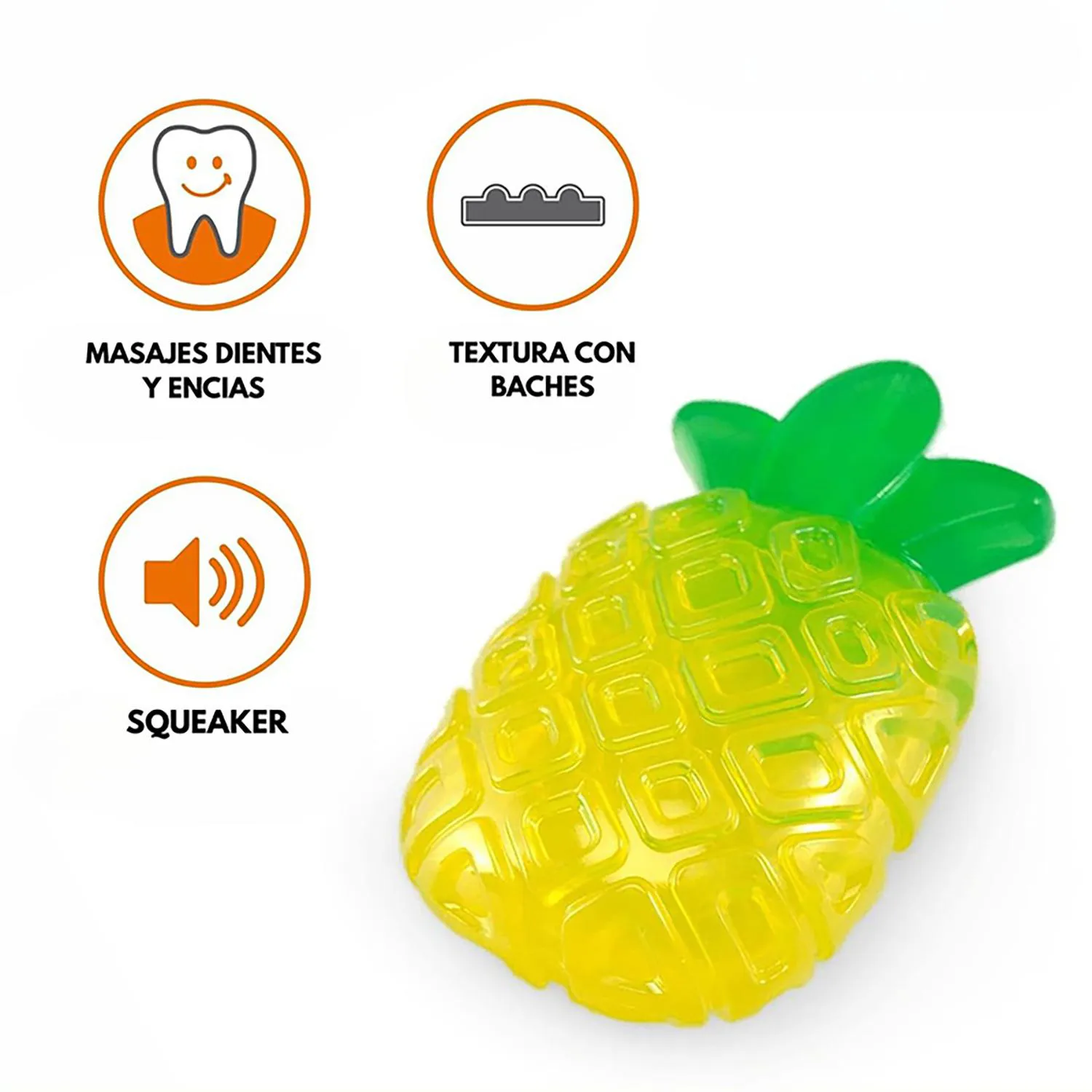 Piña Jelly para Cachorros Sonido Medio Dogl