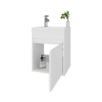 Mueble De Baño Furman 49X39X32 Rta Blanco Mqz
