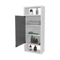 Gabinete de Baño Con Espejo Uros 71x30x15 Rta Blanco Marquez