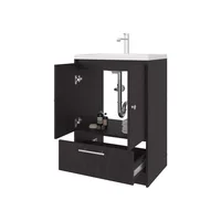 Mueble Para Lavamanos Madison 60 A Piso 89X60X45 Rta Wengue