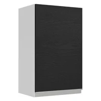 Mueble De Cocina Superior Glamy 40Cm 1 Puerta Blanco/Negro