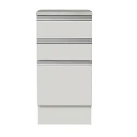 Mueble de Cocina Bajo Glamy 3 Cajones 40 cm x 60 cm con Encimera Blanco