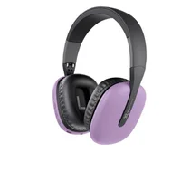 Audífonos Diademas Bluetooth Contraruido Micrófono 3.5mm 2.4ghz Púrpura Morado Klip Xtreme
