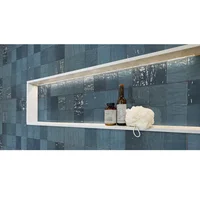 Pared Cuadrado Colore Azul Caja x28Und 13.4X13.4 cm