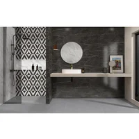 Base Decorada Olimpo Gris Grafito 30.1x75.3