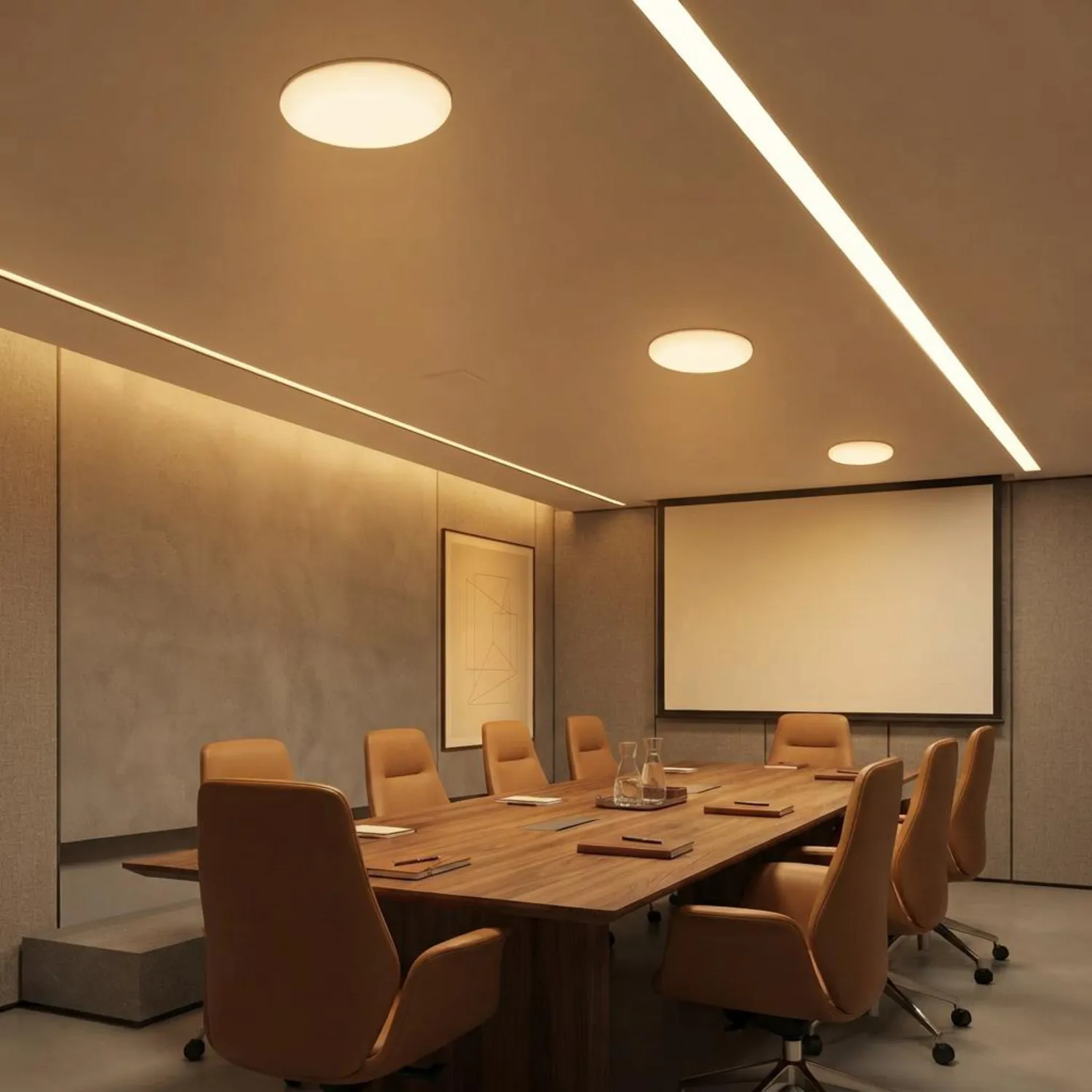 Panel LED Frameless Incrustar Red con 3 Cambios de Temperatura de Color ...
