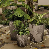 Matera Hexagonal En Concreto Grande 60X66X70