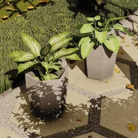 Matera Hexagonal En Concreto Mediana 50X56X56