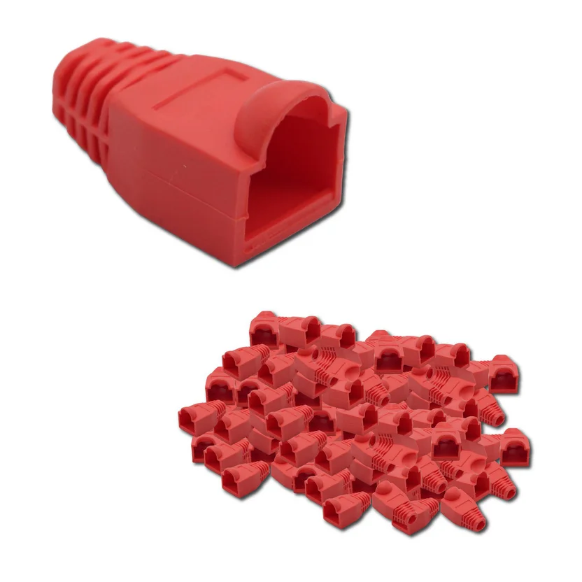 Bota Protectora Conector Cable UTP RJ45 CAT 5E Rojo x 100 - Homecenter ...
