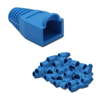 Bota Protectora Conector Cable UTP RJ45 CAT 5E Azul x 100