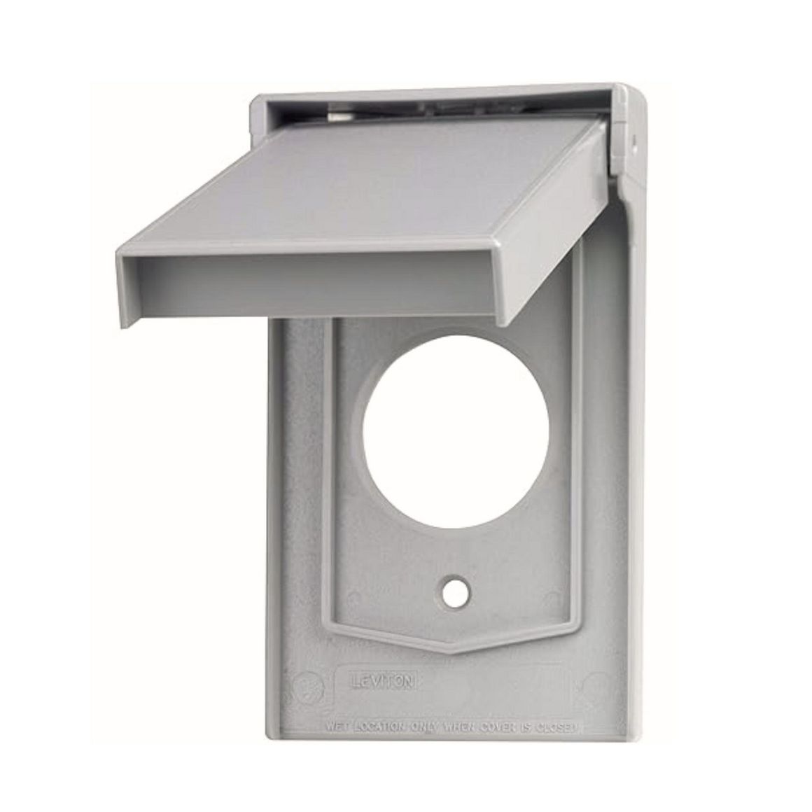 Tapa Sencilla Intemperie Vertical Leviton 4980-gy Nylon - Homecenter.com.co