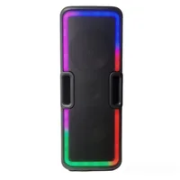 Cabina de Sonido Bluetooth Radio FM Micrófono Luces LED