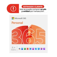 Pin Virtual Microsoft 365 Personal 12Meses