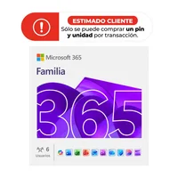 Pin Virtual Microsoft 365 Familia 12Meses