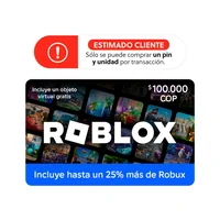 Pin Virtual Roblox 100.000