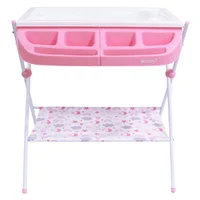 Bañera Con Cambiador Maxi Rosa? Eb830-1