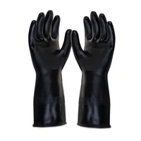 Par De Guantes Industriales Antideslizables Calibre 35 Talla S 71/2 Bicolor