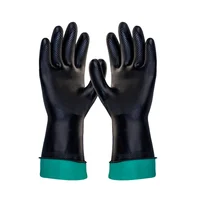 Par De Guantes Industriales Antideslizables Calibre 25 Talla M 8 Bicolor