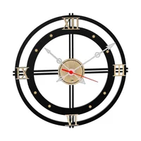 Reloj de Pared Redondo Memorial Dia 30cm Negro