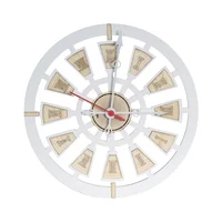 Reloj de Pared Redondo Nautic Día 30cm Blanco