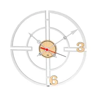 Reloj de Pared Redondo Frugal Día 30cm Blanco
