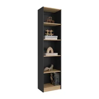 Estante Home E2 5 Espacios 180x45 Rta Wengue Fresno Europeo