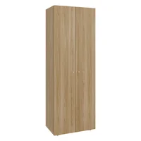 Closet 2 Puertas Tuhogar 170X60X40 Rta Madera Natural Blanco