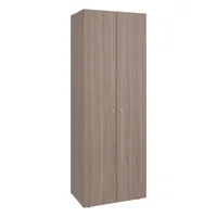 Closet 2 Puertas Tuhogar 170X60X40 Rta Gris Blanco