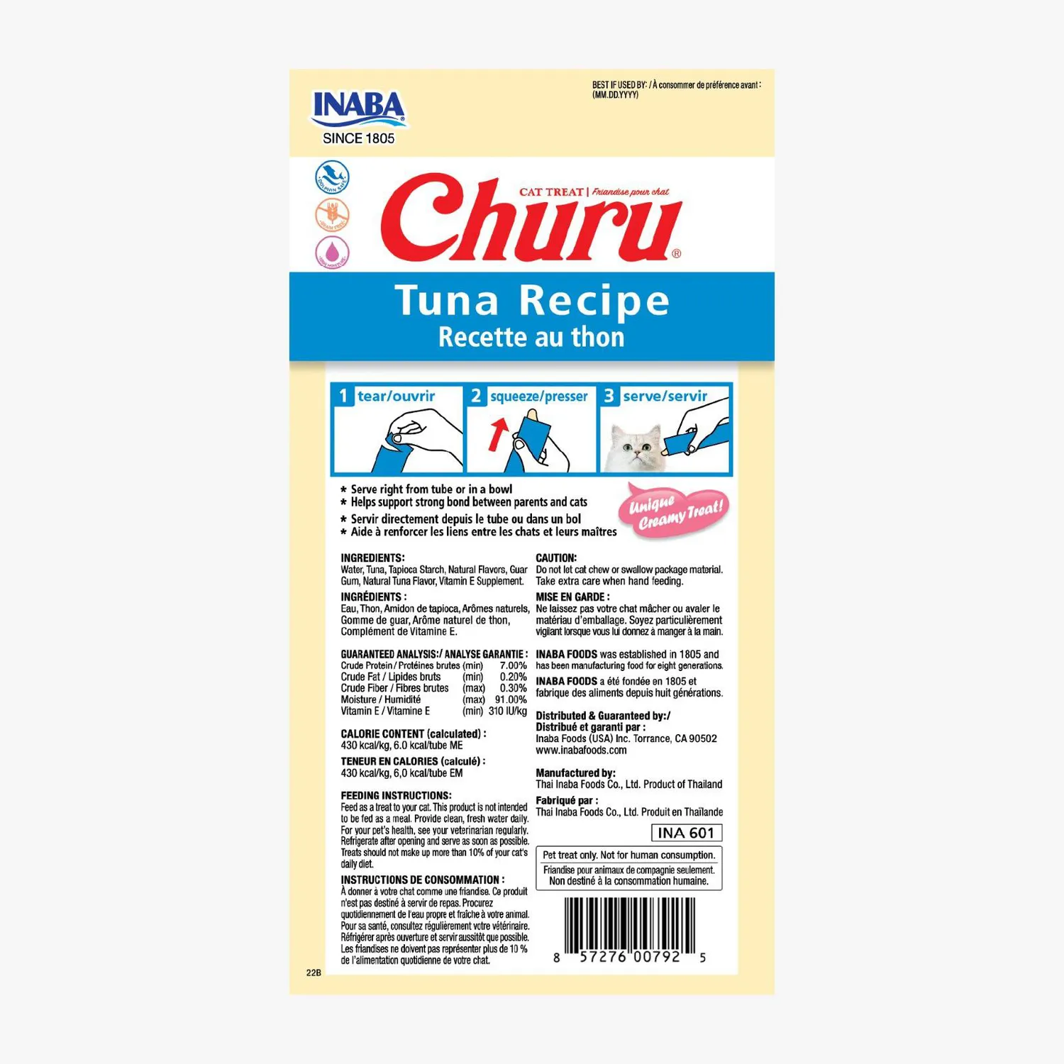 Snack Para Gato Cremoso Churu Tuna Recipe X4und
