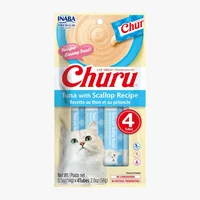 Snack Para Gato Cremoso Churu Tuna With Scallop X4
