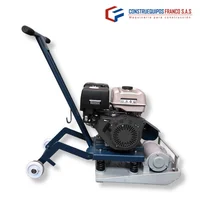 Vibrocompactadora Rana Convencional 56x45cm Motor Motor Gasolina Goodyear 9HP 3600RPM