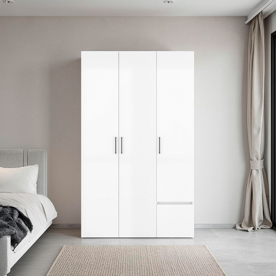 Closet Kenvil Blanco 200x120x48.2 cm - Homecenter.com.co