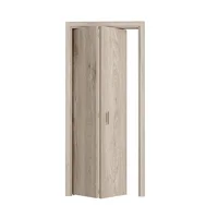 Kit Puerta Plegable 2 Puertas 90cm x 225cm Ceniza