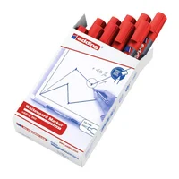 Marcador Borrable Recargable E-360 Rojo X10 Un