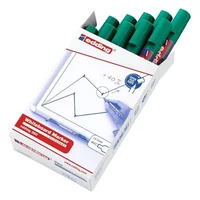 Marcador Borrable Recargable E-360 Verde Caja X10 Unidades