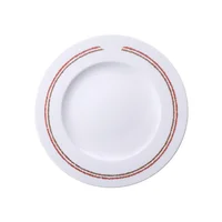 Plato Raso Tramontina Churrasco en Porcelana 28 cm Set X 12 Unidades