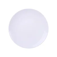 Plato Coupe Tramontina en Porcelana 25 cm Set X 12 Unidades