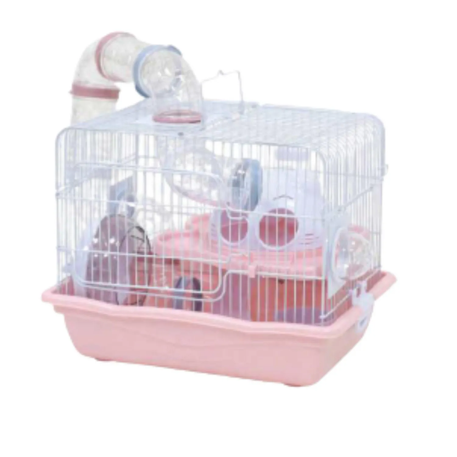 Jaula Cabeza Hamster Tubos 35x27x27