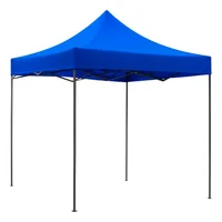 Carpa 3x3 Azul Impermeable Plegable con Estructura Resistente para Eventos y Exterior