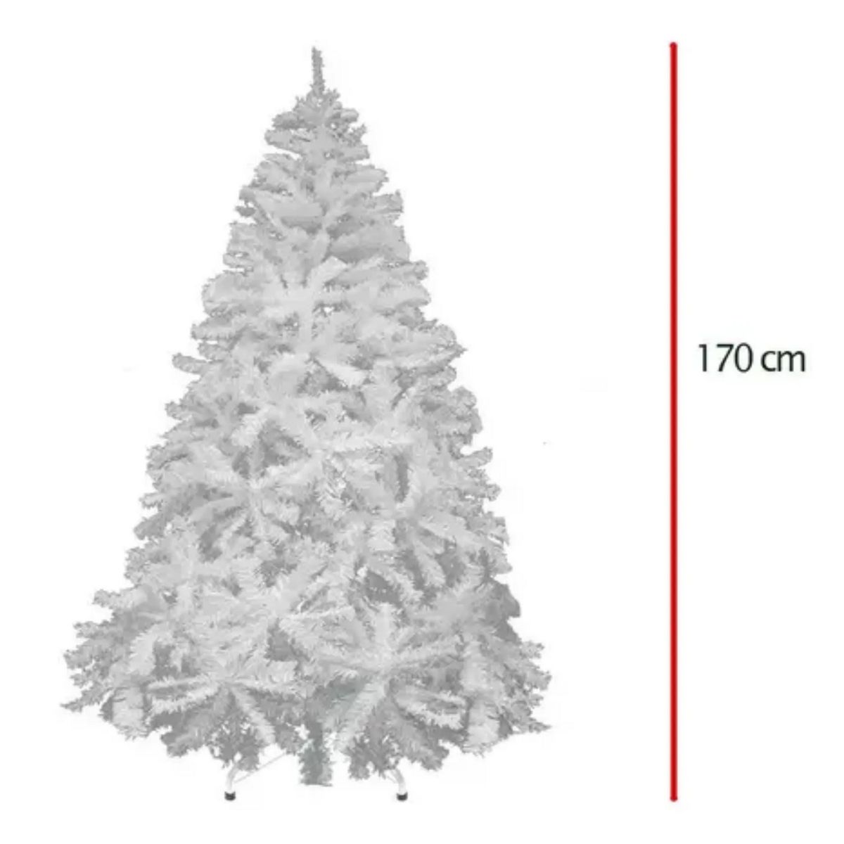  - Arbol Navidad Artificial 1.70m Frondoso Blanc