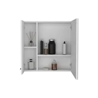 Gabinete De Baño Sines 60X60X14 Rta Blanco