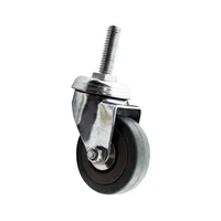 Rodachina rle rosca gris 2 pulgadas ( 5 cm diámetro)