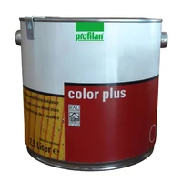 Pintura para madera en exterior base solvente color nogal 2.5 lts profilan color plus