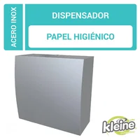 Dispensador De Papel Higiénico En Acero Inoxidable De 26x31x13 Cm